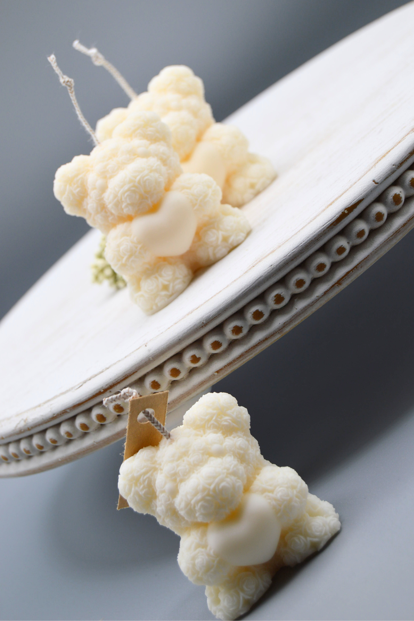 Mini Teddy and Mini Flower Tray Gift Set