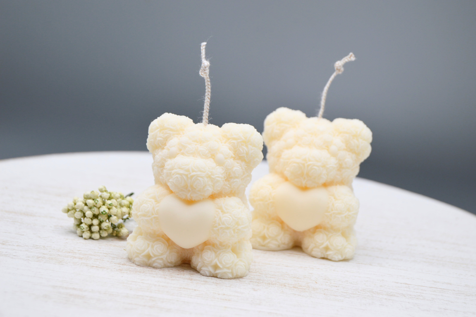 Mini Teddy and Mini Flower Tray Gift Set